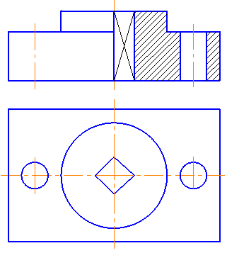 Правильный разрез на чертеже