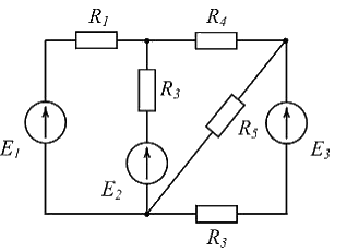 Ветвь узел контур электрической цепи. В изображенной схеме e1 50 в e2 150. Ветвь контур узел Эл цепи схема. Топологические параметры электрических цепей.