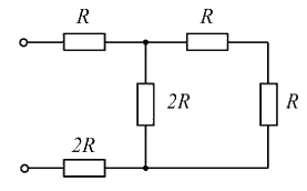 Эквивалентное сопротивление цепи показанной на рисунке
